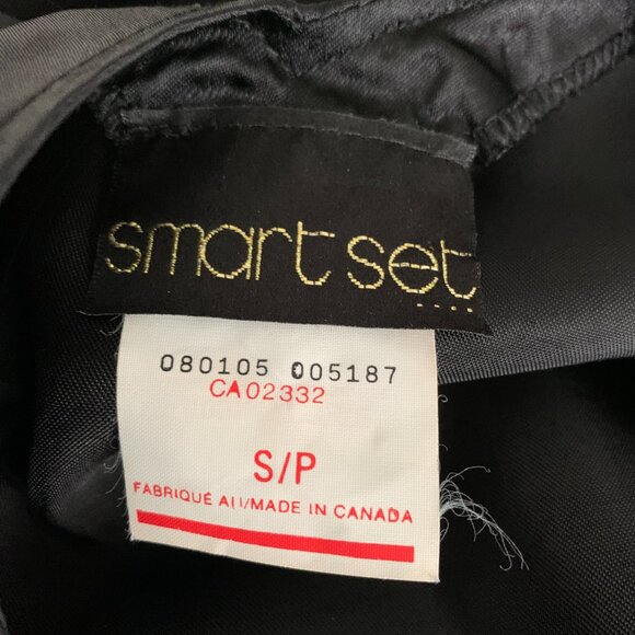 Vintage 90s Cami Top Small Black Liquid Satin Silky V Neck Camisole Tank Blouse - Picture 4 of 8